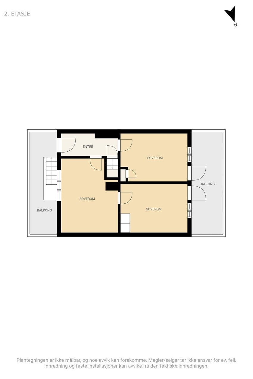 Plantegning 2.etasje. Galleribilde