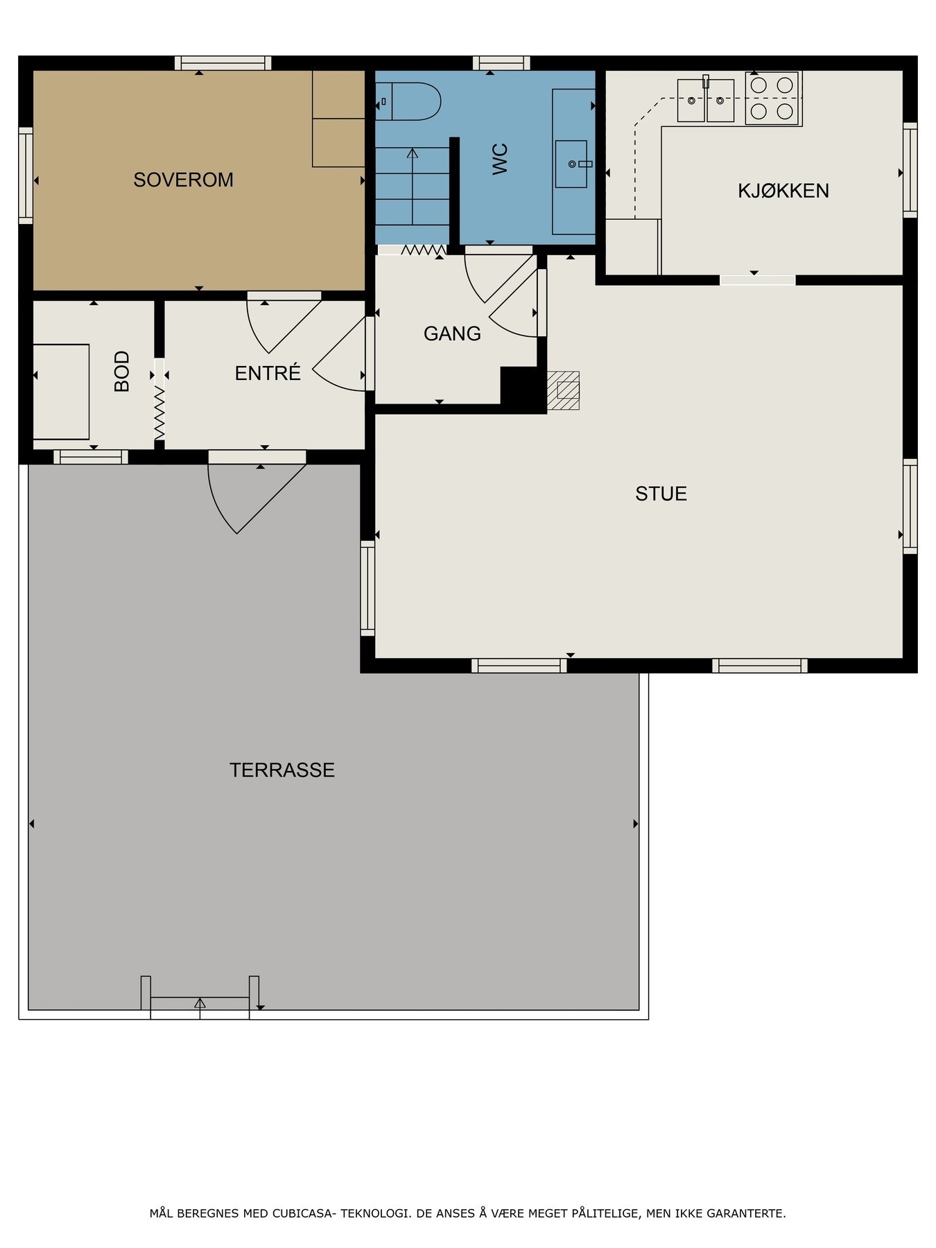 Plantegning. Galleribilde