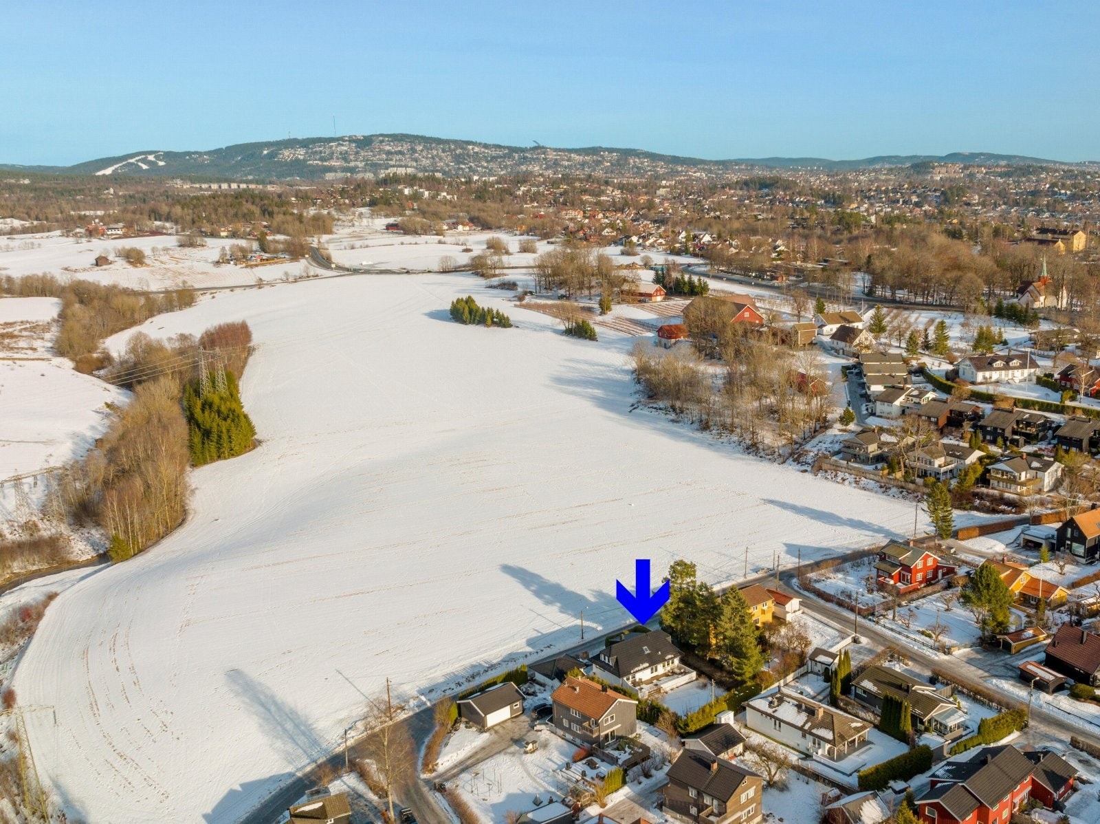 For den som er glad i tur og trening er det flotte turmuligheter rett utenfor døren. Galleribilde