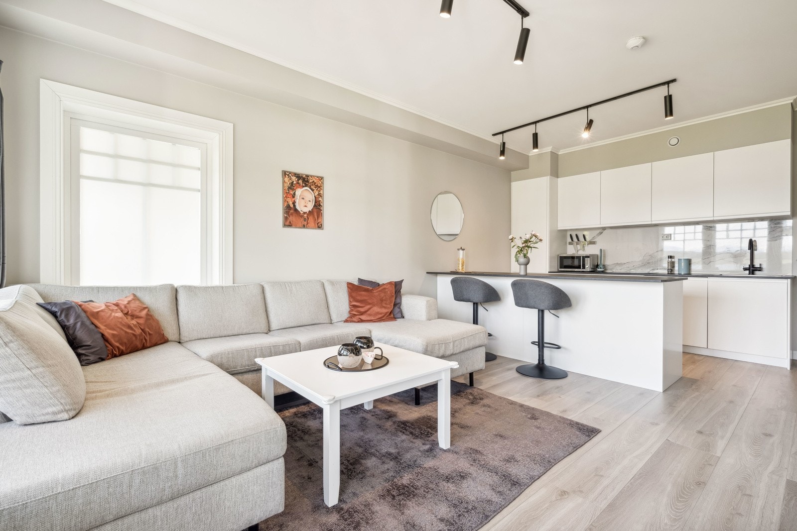 Stuen i den største delen nede Galleribilde