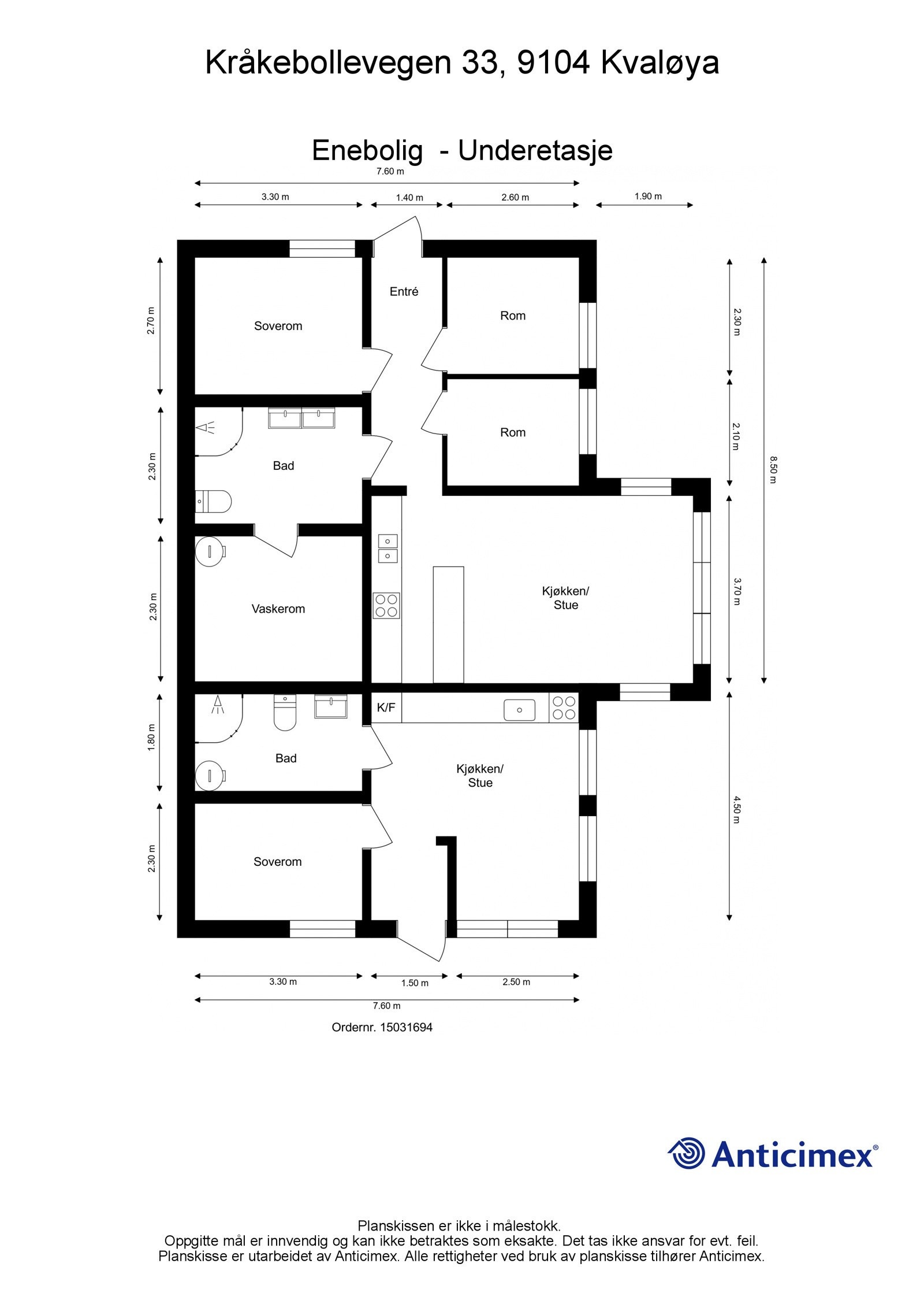 plantegning hovedplan 1. etasje Galleribilde