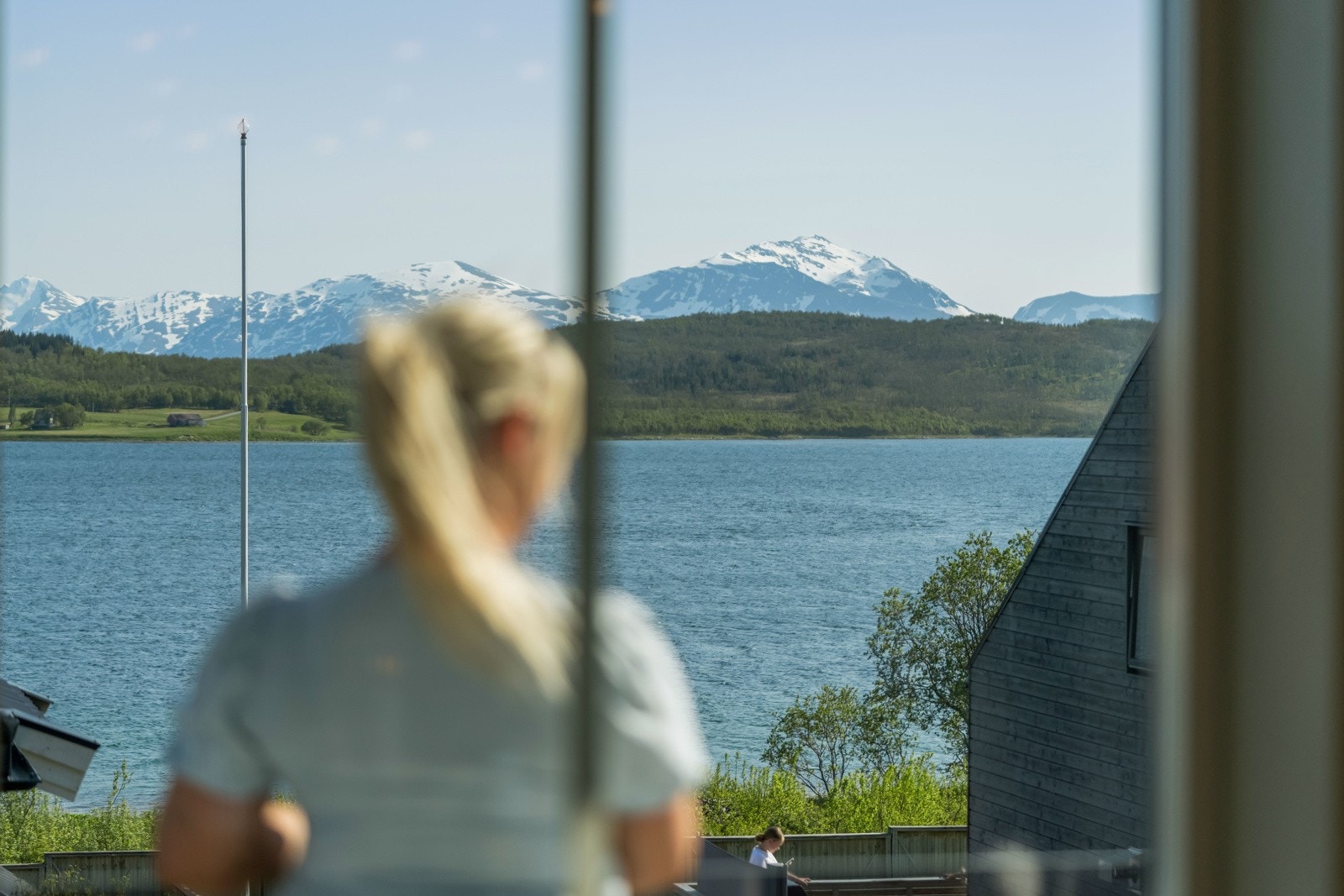 Utsikt fra stuevinduet Galleribilde
