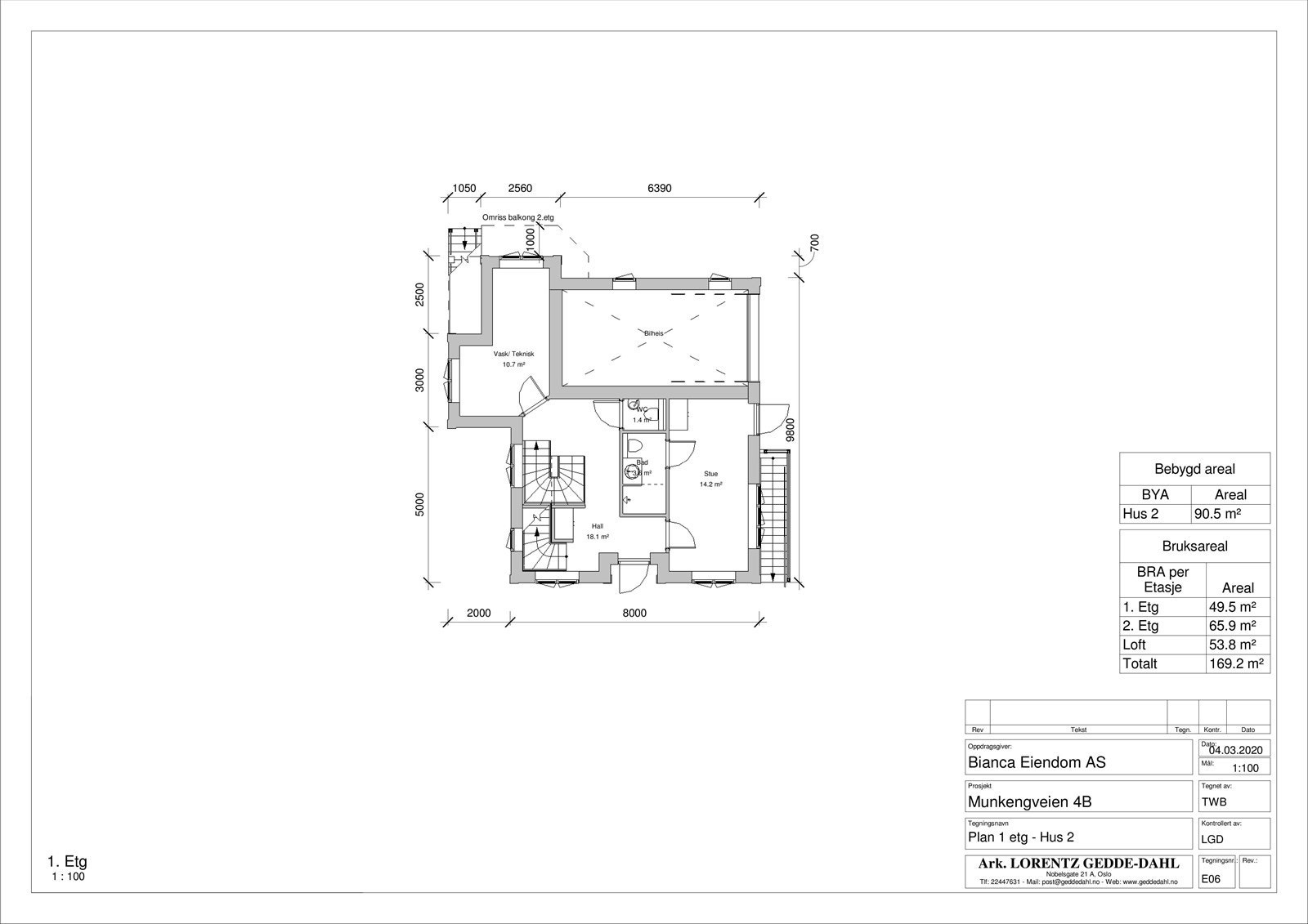 Plan 1 - Hus 2 Galleribilde