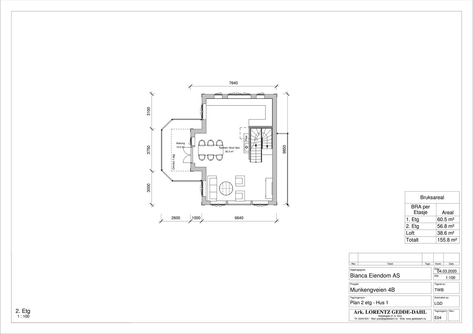 Plan 2 - Hus 1 Galleribilde