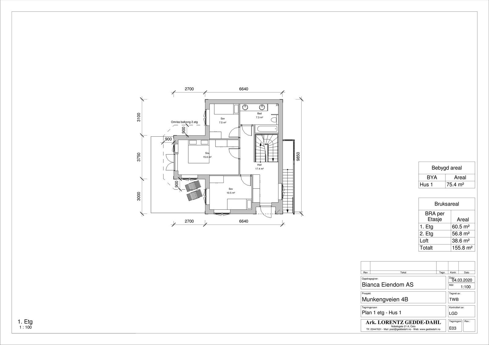 Plan 1 - Hus 1 Galleribilde