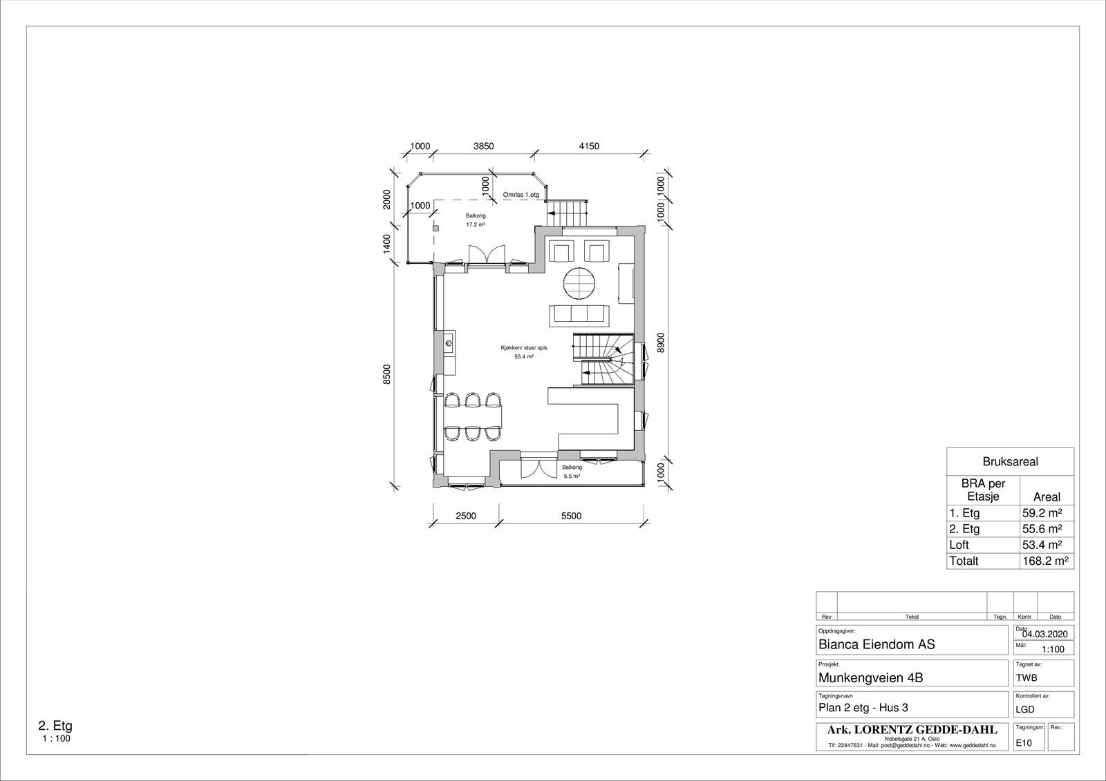 Plan 2 - Hus 3 Galleribilde