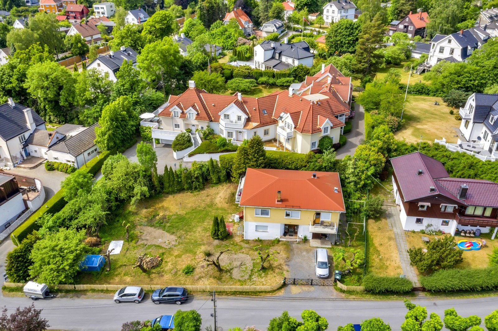 Området består primært av småhus og villabebyggelse Galleribilde