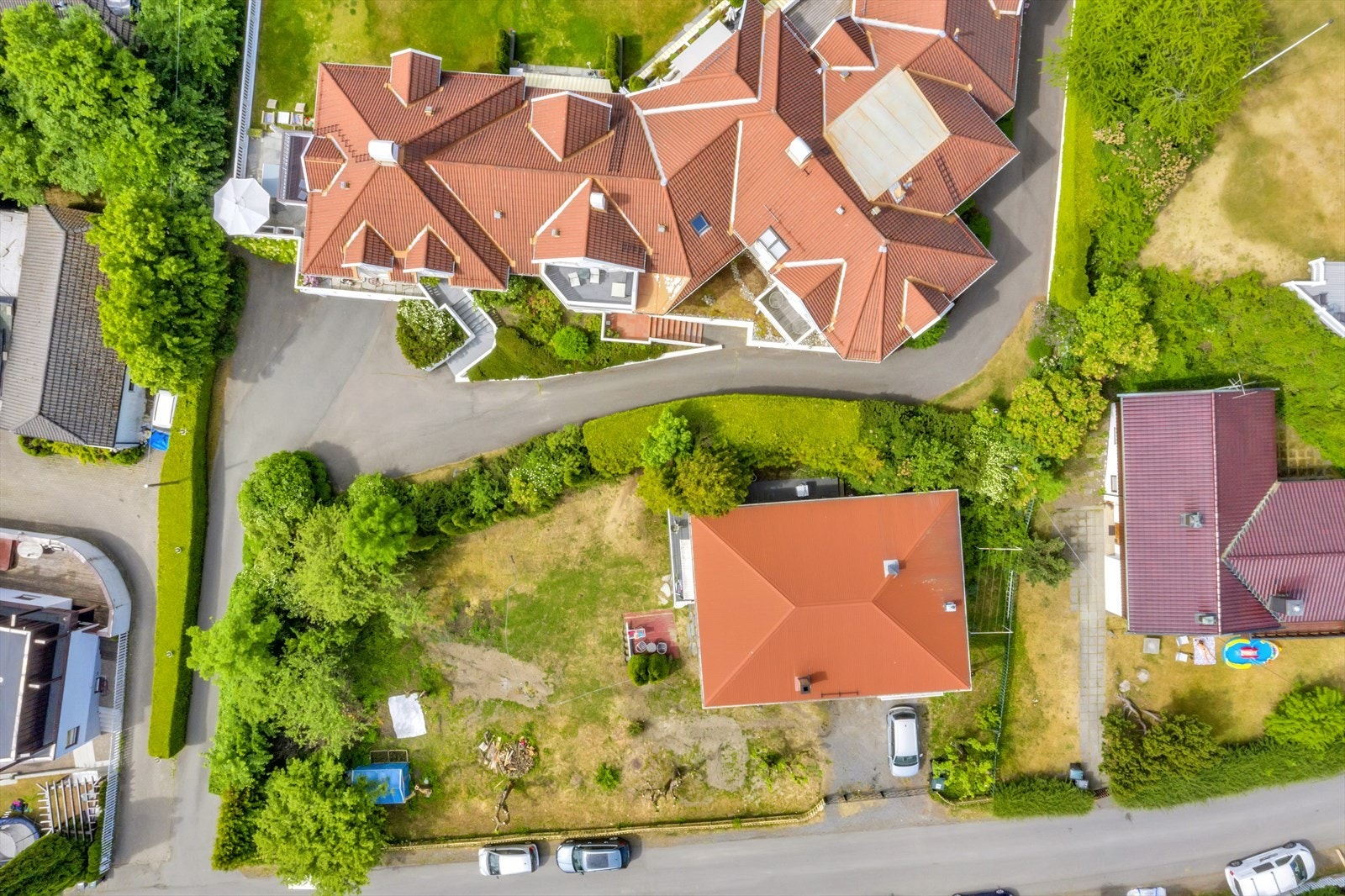 Oversikt over tomt Galleribilde