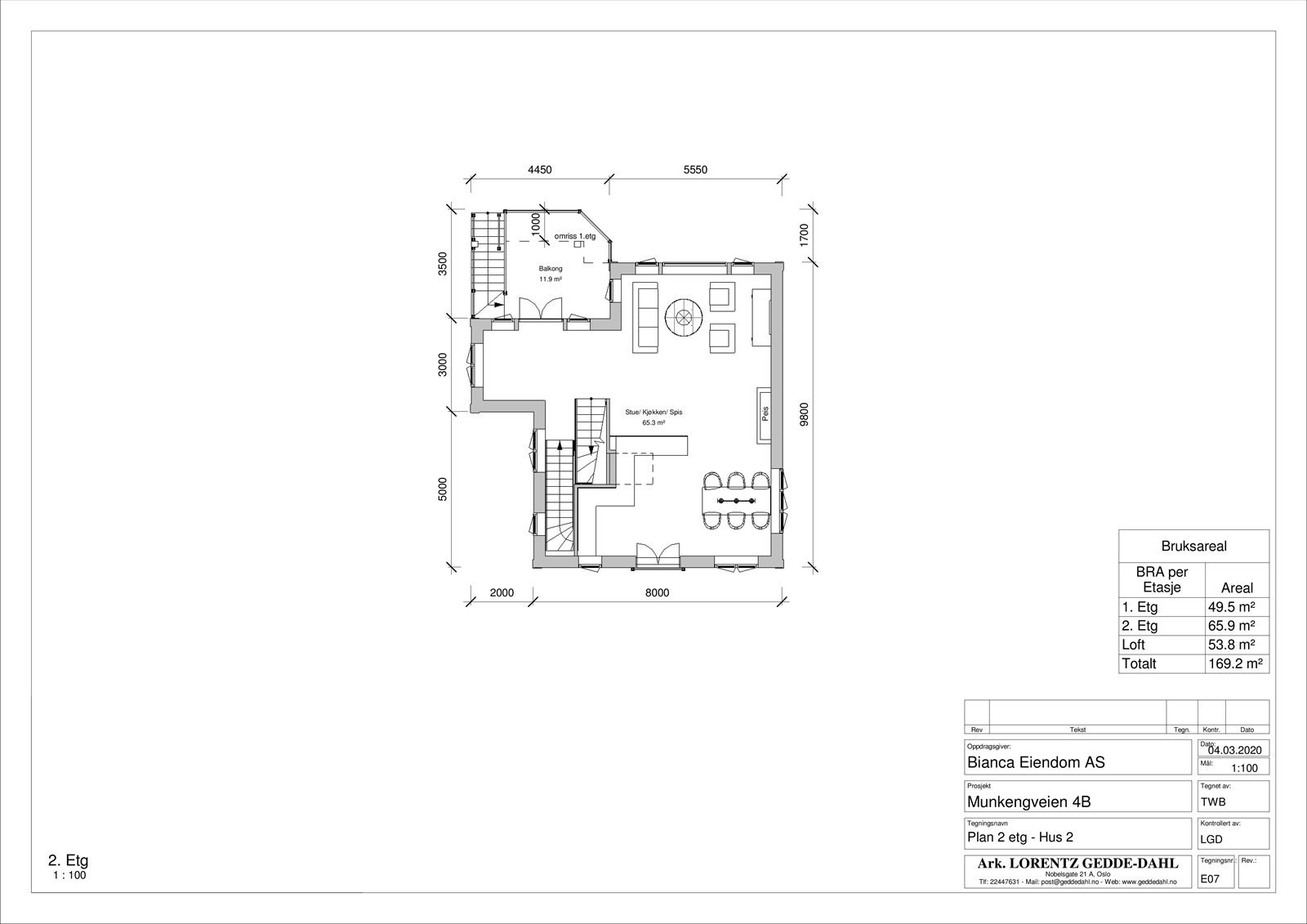 Plan 2 - Hus 2 Galleribilde