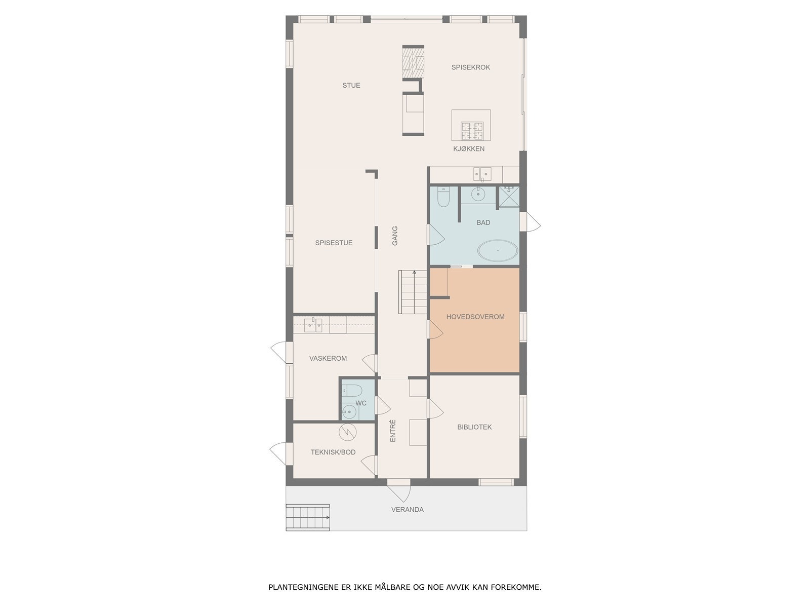 Omvisningen starter i hovedetasjen... Galleribilde