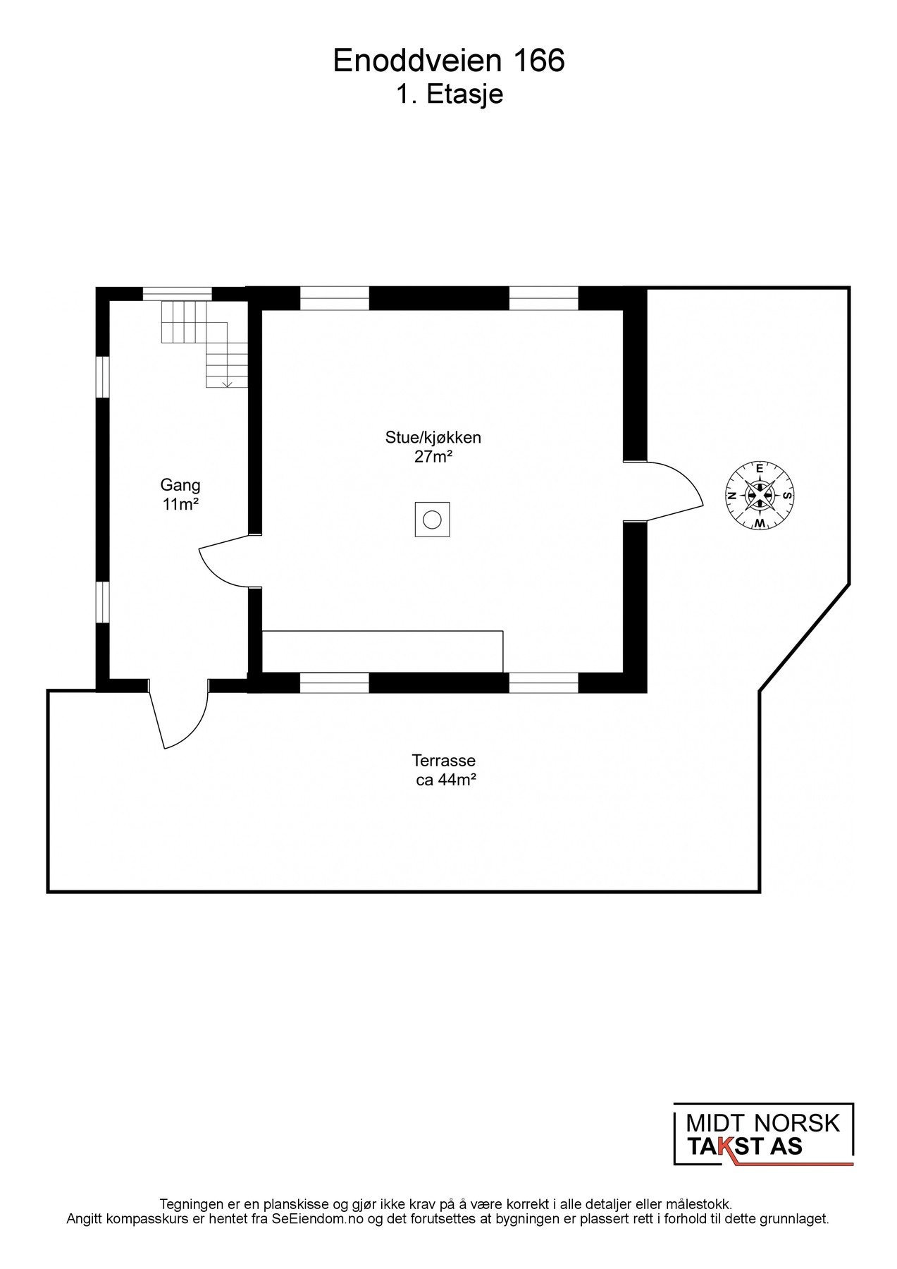 Planskisse. 1.etasje. Galleribilde