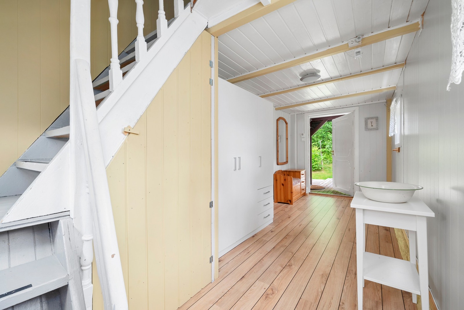 Videre finner vi trappen opp til andre etasje. Galleribilde