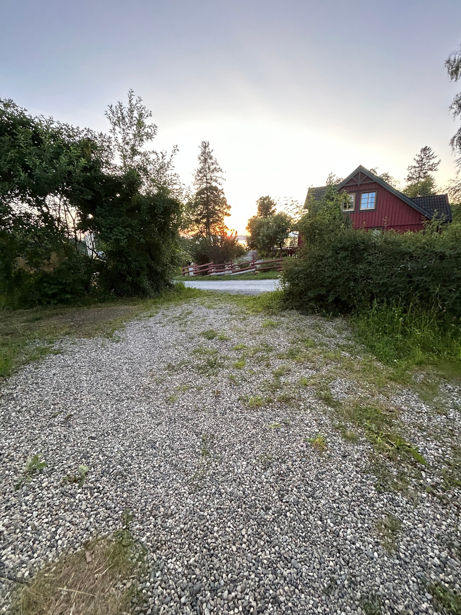 Utsikt fra inngangsdøren Galleribilde