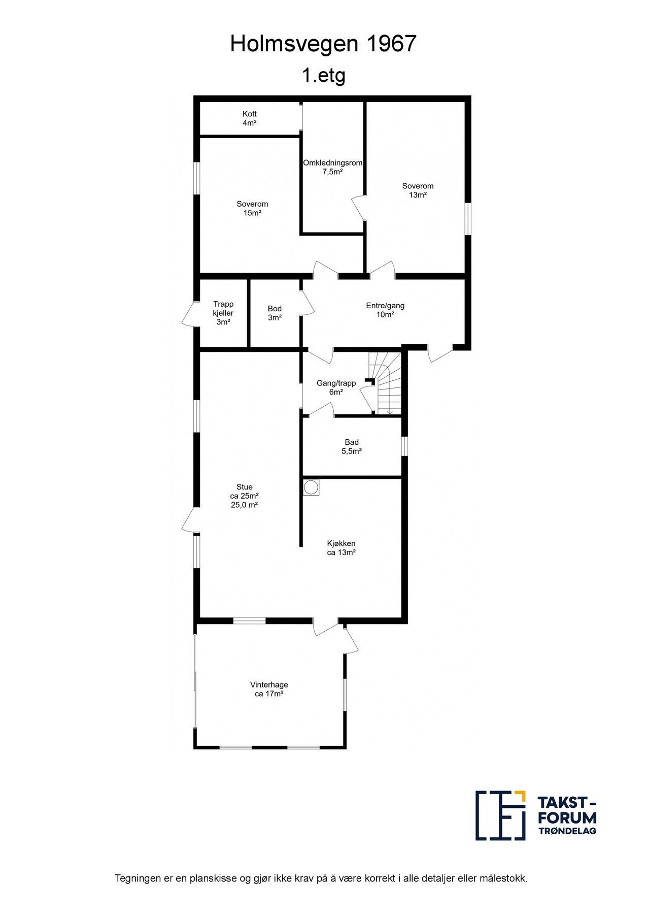 Planskisse hovedplan Galleribilde