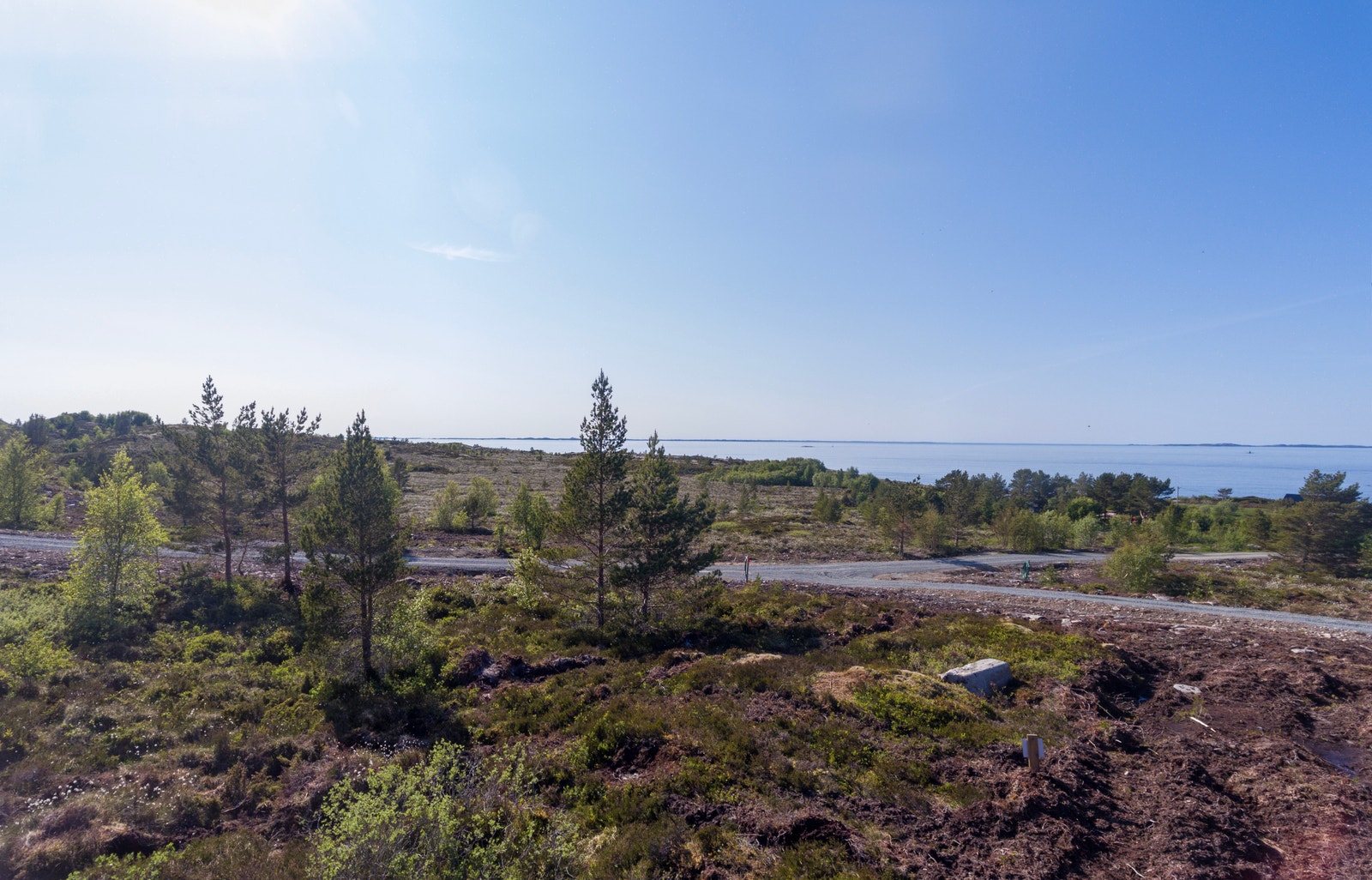 Slik blir utsikten fra tomt 9 Galleribilde