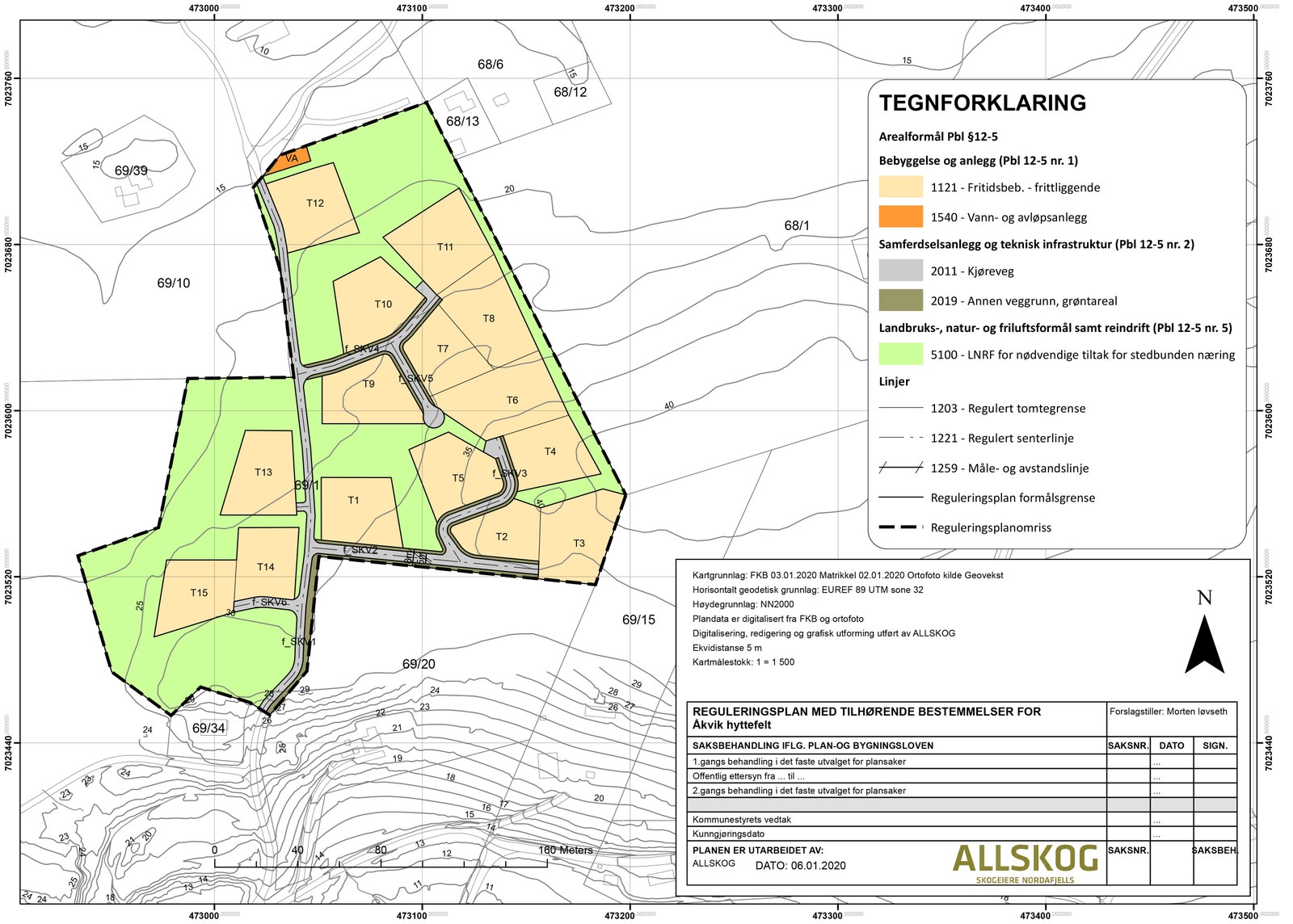 Detaljplan for Skipphaugen Hyttefelt Galleribilde