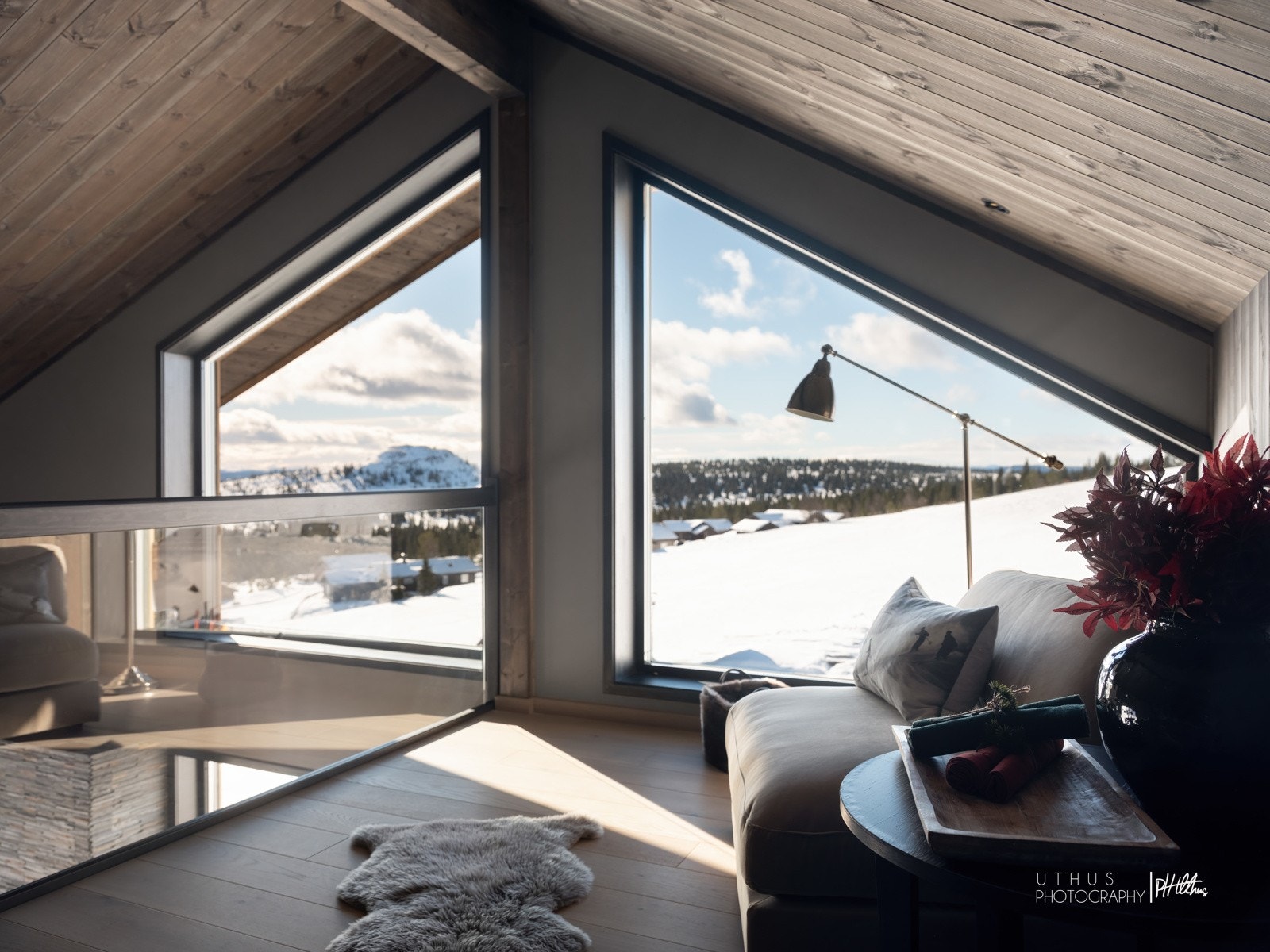 Her oppe kommer utsikten virkelig godt frem Galleribilde