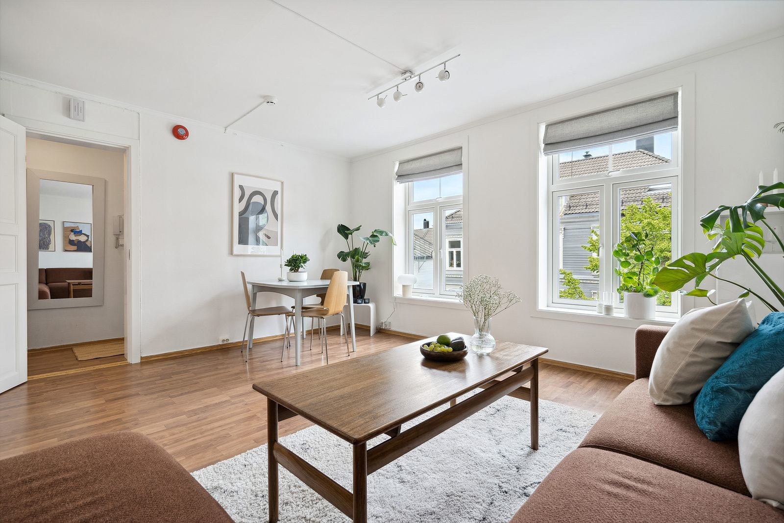 Vinduene ble i 2018 skiftet til 3-lags isolerglass. Galleribilde