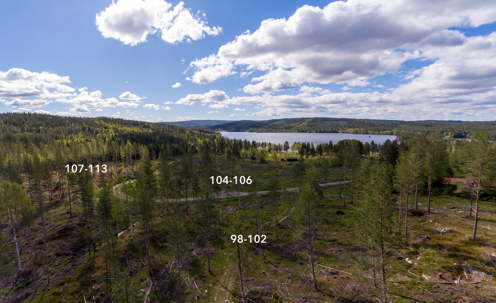 Området består idag av 82 hytter fordelt på 1272 daa Galleribilde