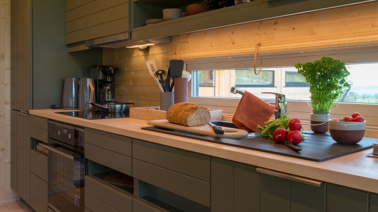 Eksempel interiør, kjøkken. Galleribilde