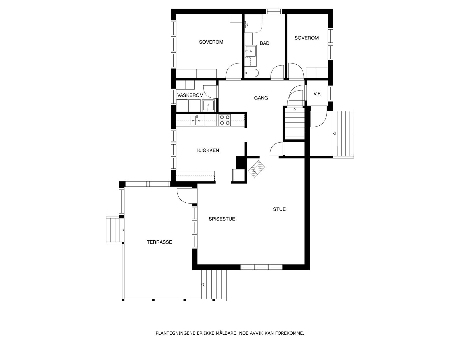 Plantegning 1.etasje. Galleribilde