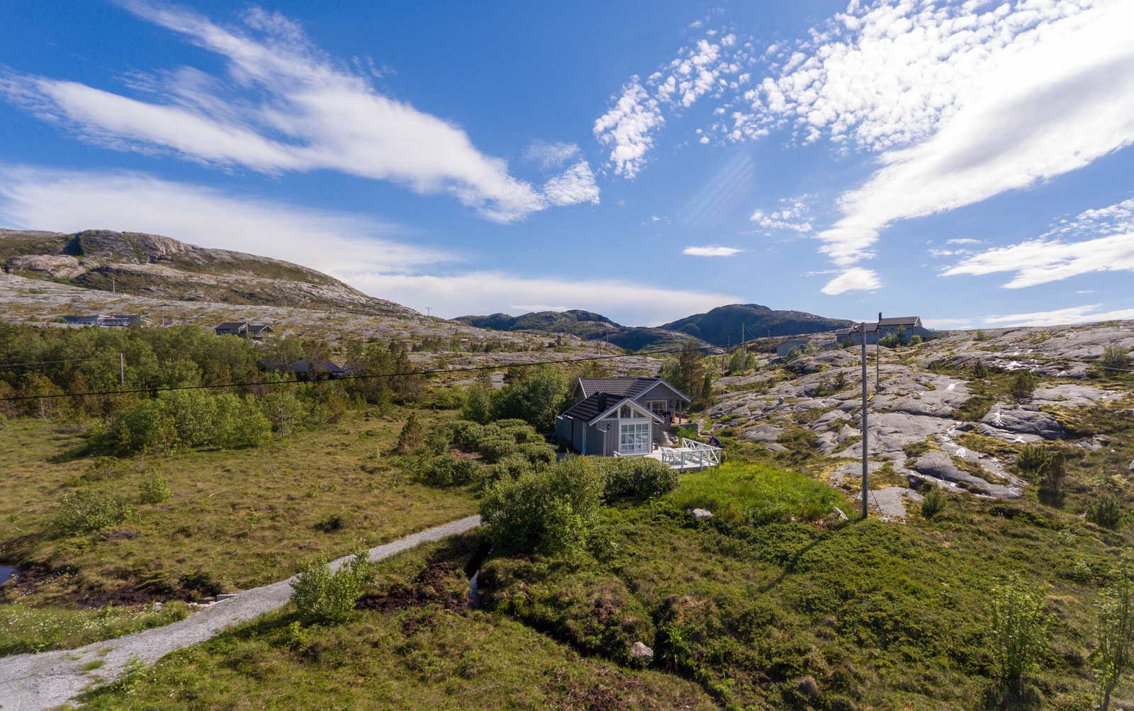 Det er flere flotte tomtemuligheter også i nordre del av Selsvika hyttefelt Galleribilde