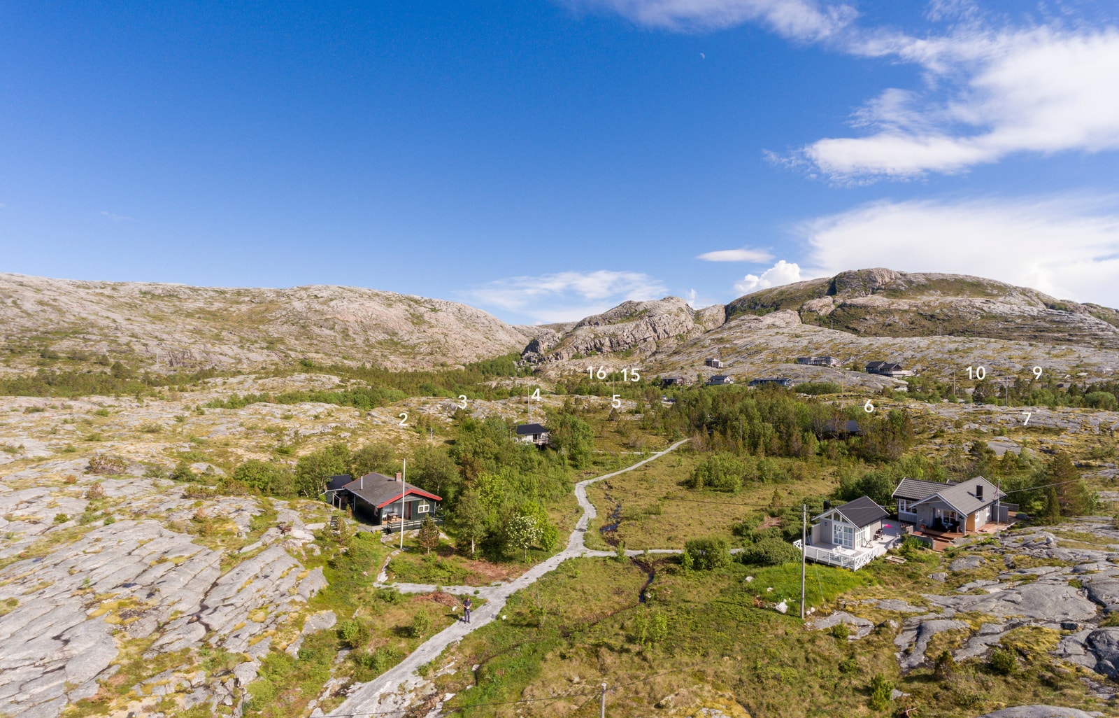 Nordre og midtre del av Selsvika hyttefelt Galleribilde
