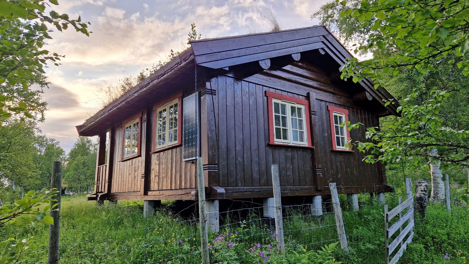 Annekset er nylig beiset Galleribilde