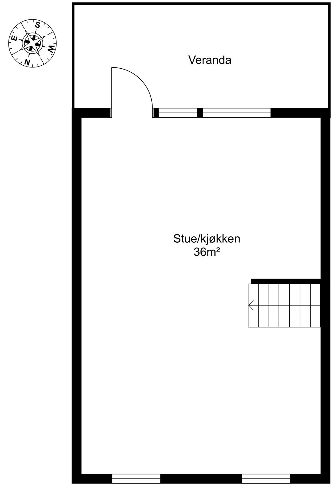 Planskisse 2.etg. Galleribilde