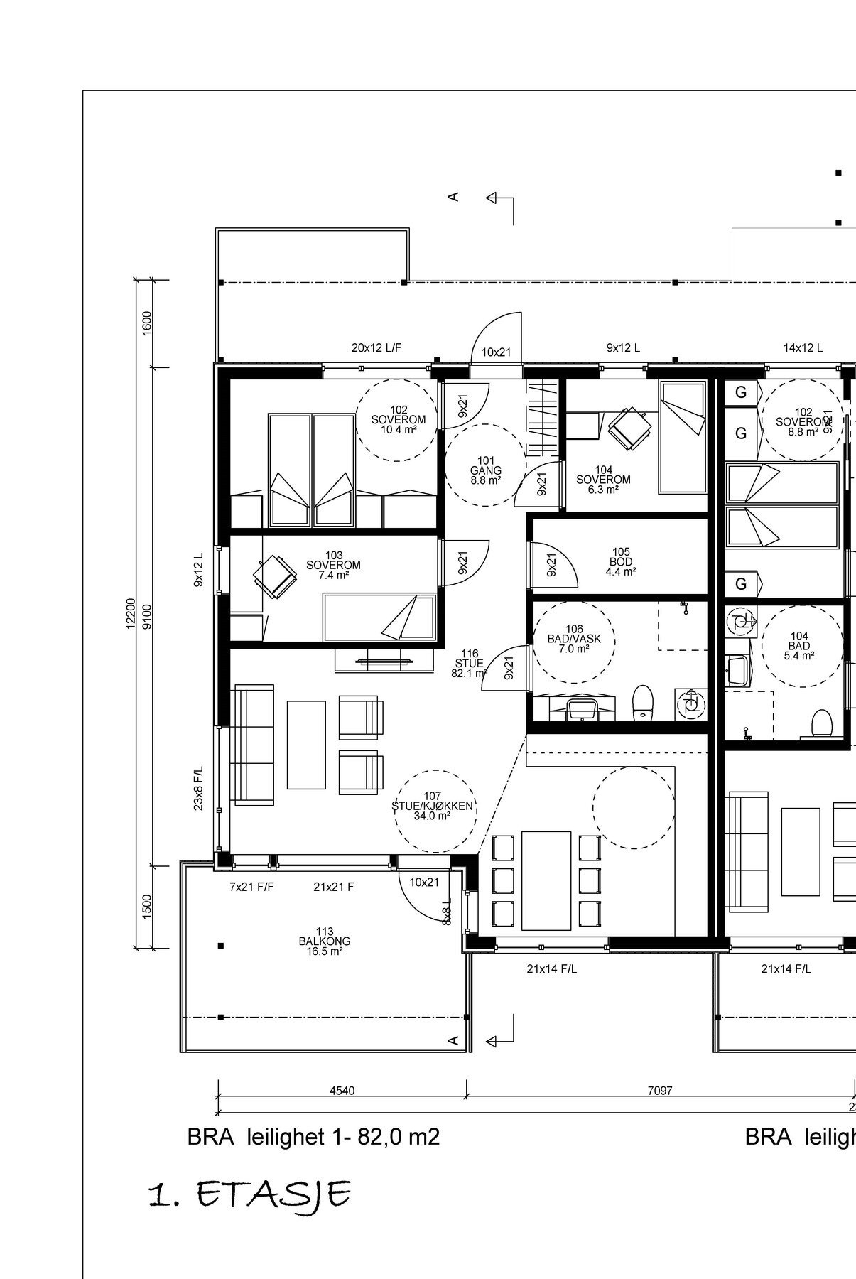 Planskisse Galleribilde