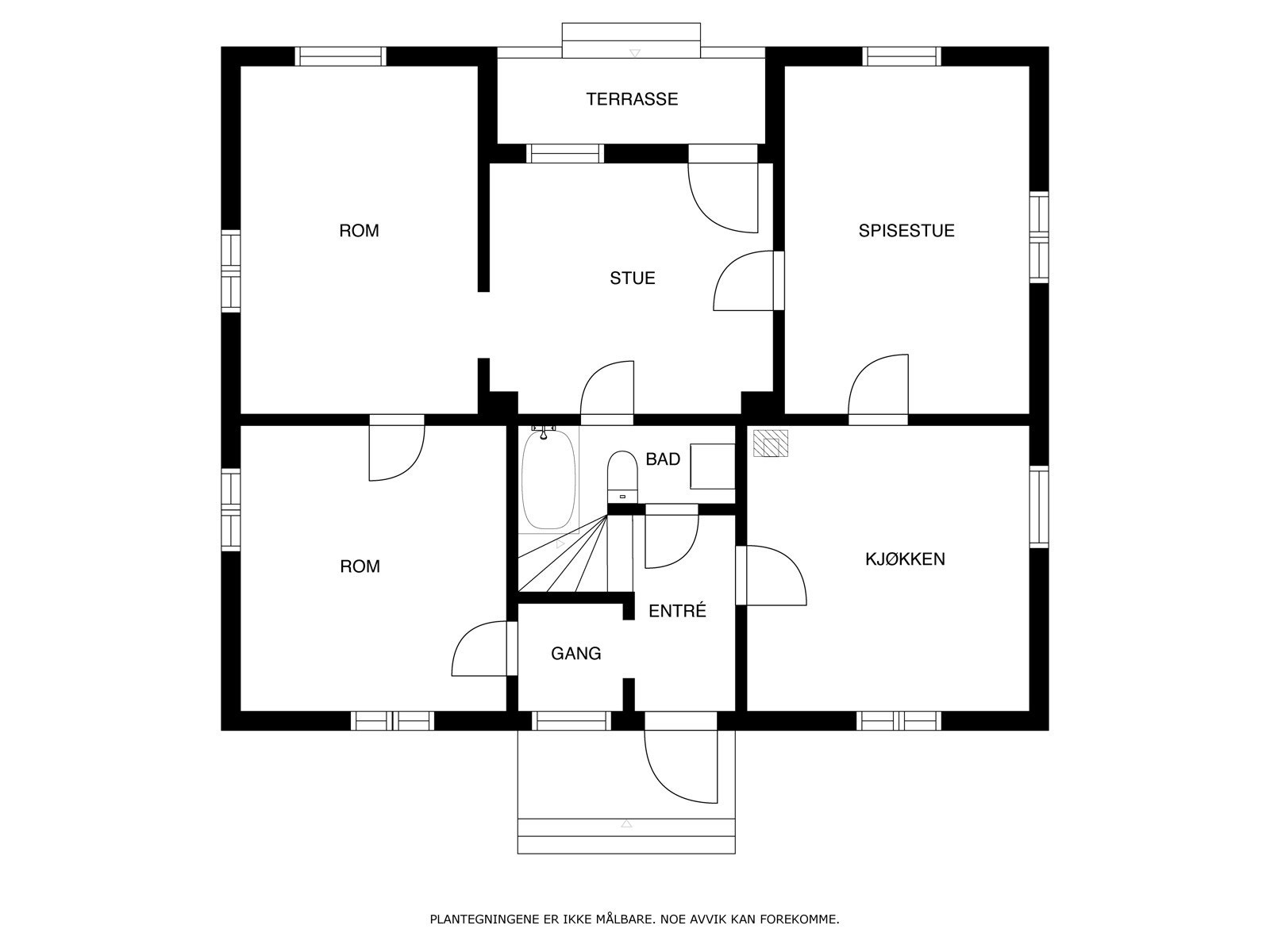 Plantegning 1.etasje. Galleribilde