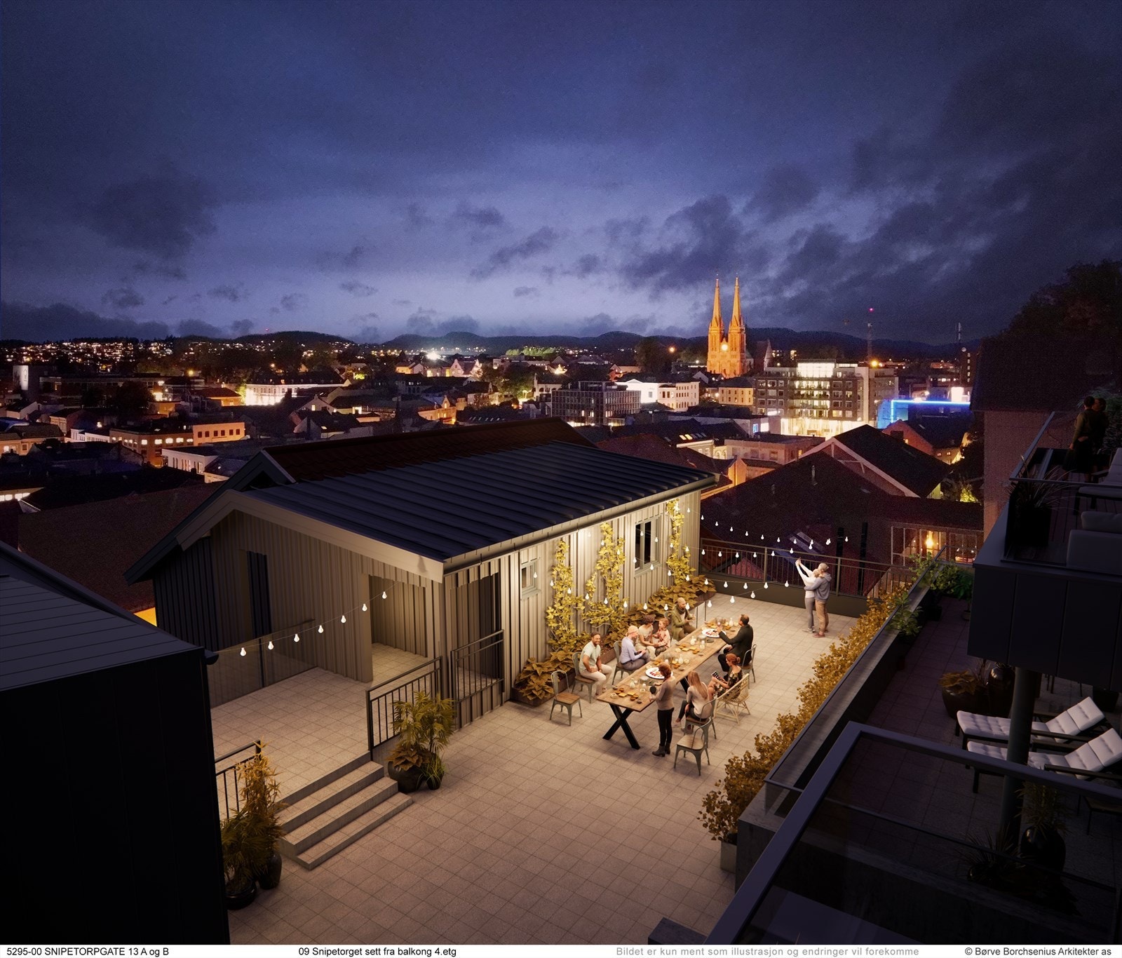 Del av fellesområdet. Illustrasjonsfoto - avvik vil forekomme Galleribilde