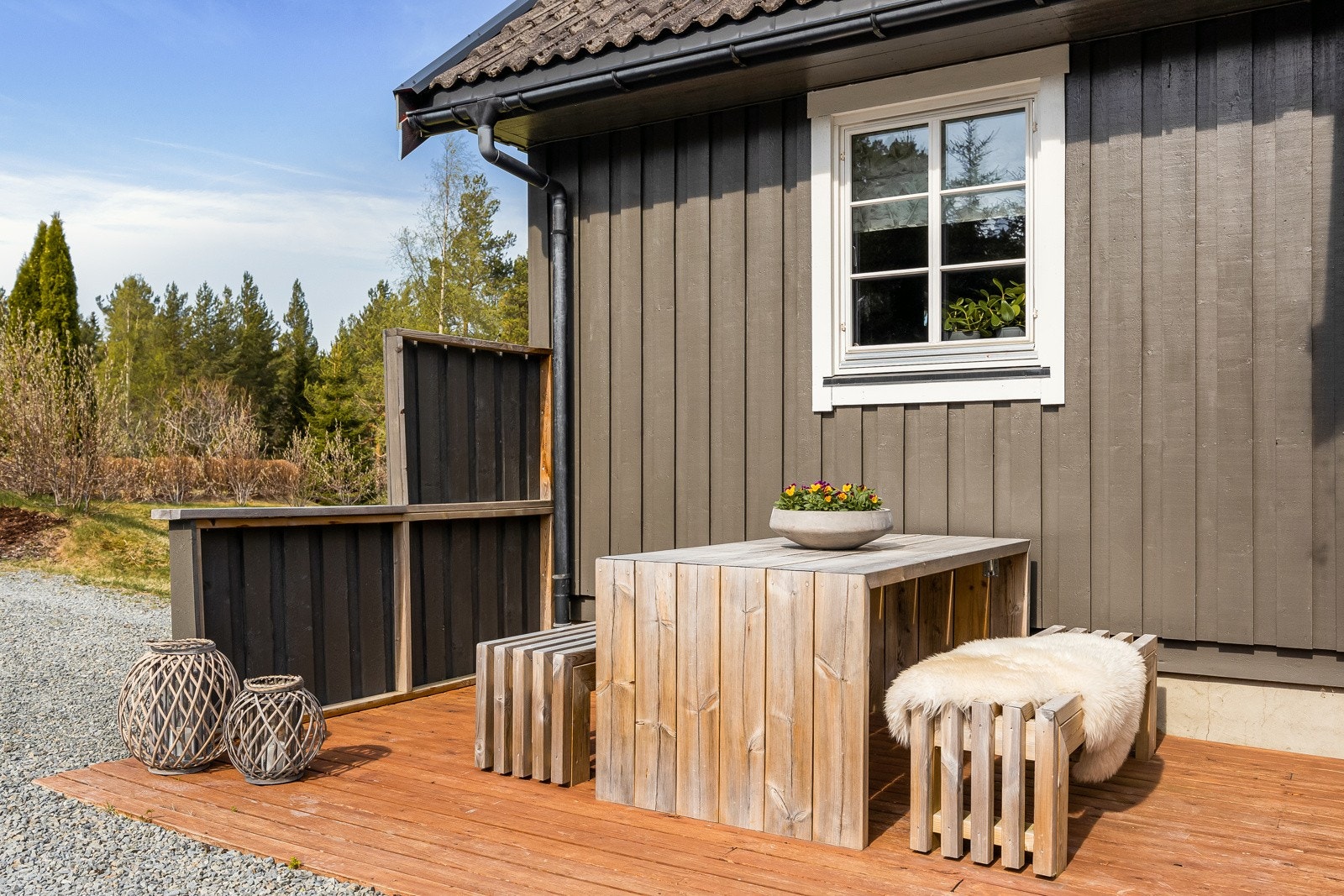 Eiendommen har flere flotte uteområder Galleribilde