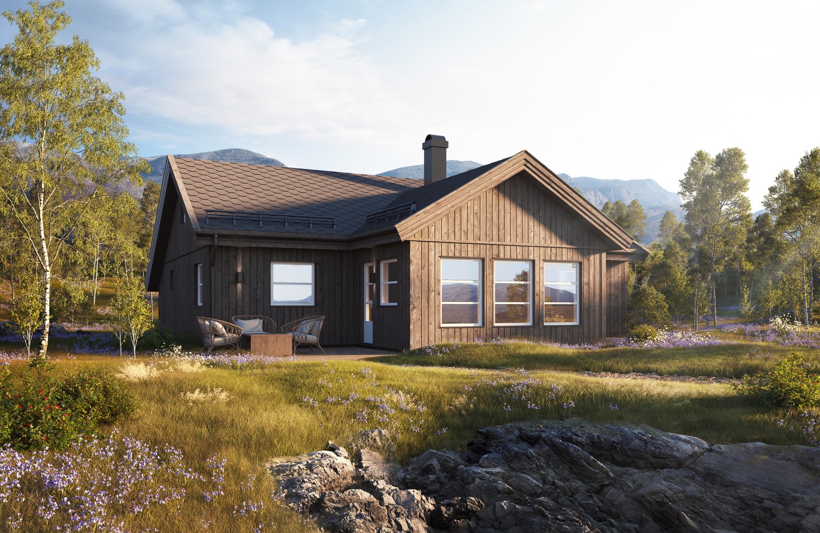 Rondablikk 100 fra Familiehytta Galleribilde