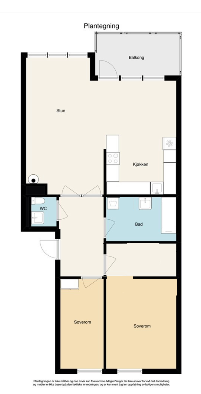 Plantegning Galleribilde