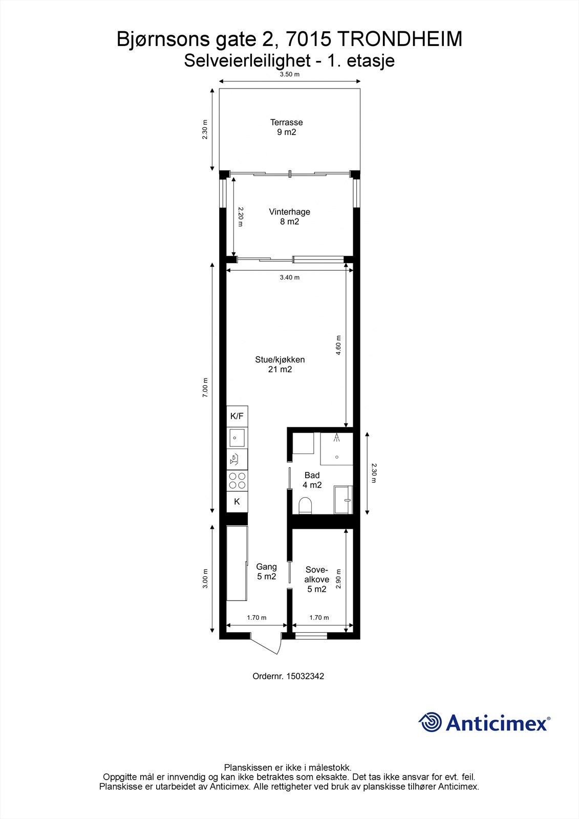 Planskisse. Galleribilde