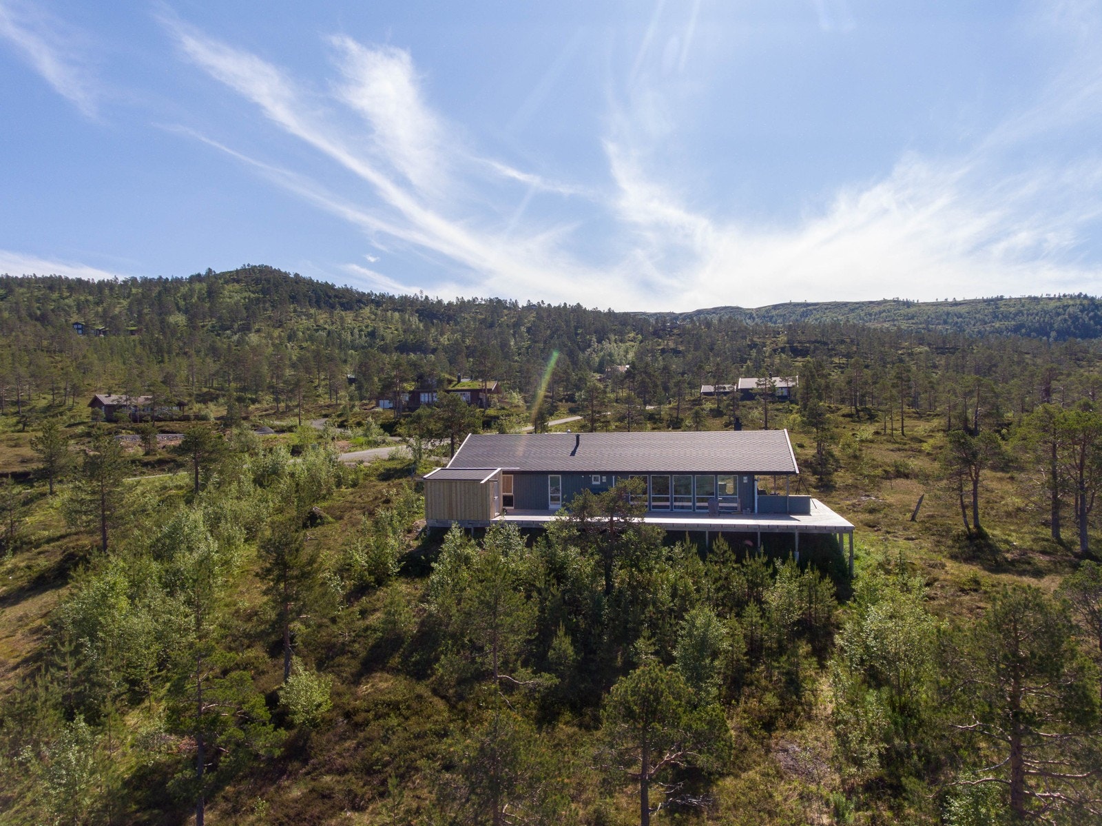 Tomtene er på ca 1000 m2 Galleribilde