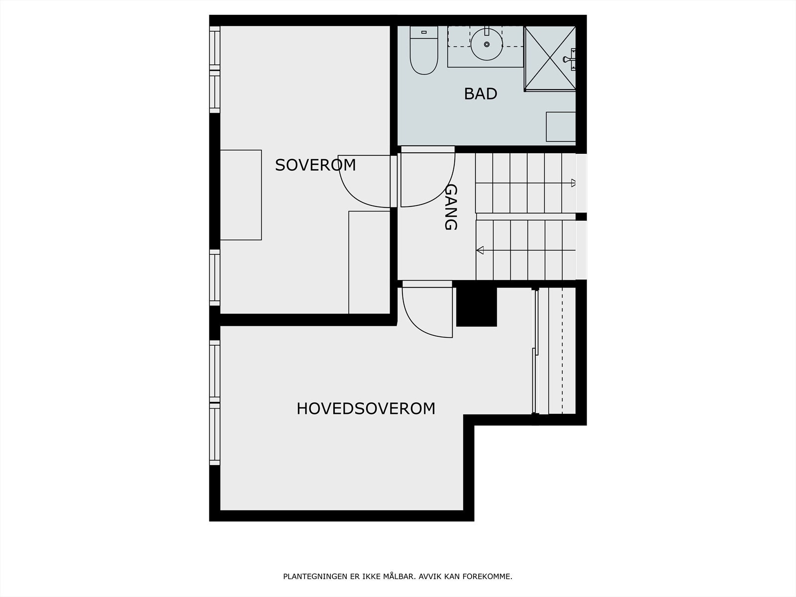 Planskisse 3. plan Galleribilde