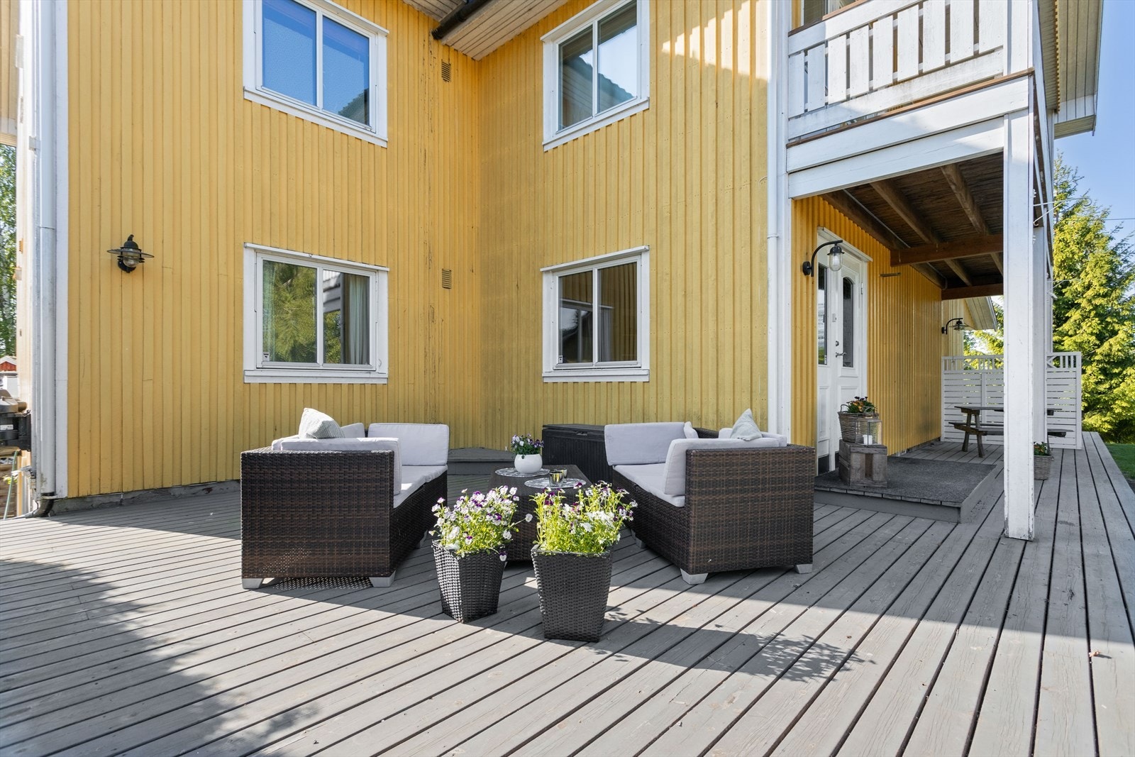 En uteplass med høy trivselsfaktor Galleribilde