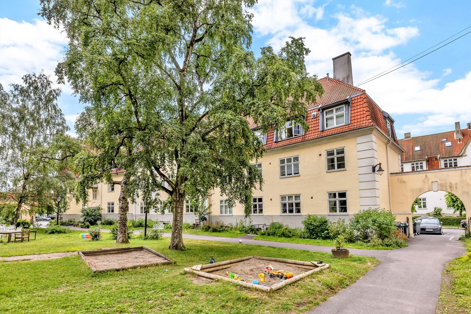 Felles bakhage. Galleribilde