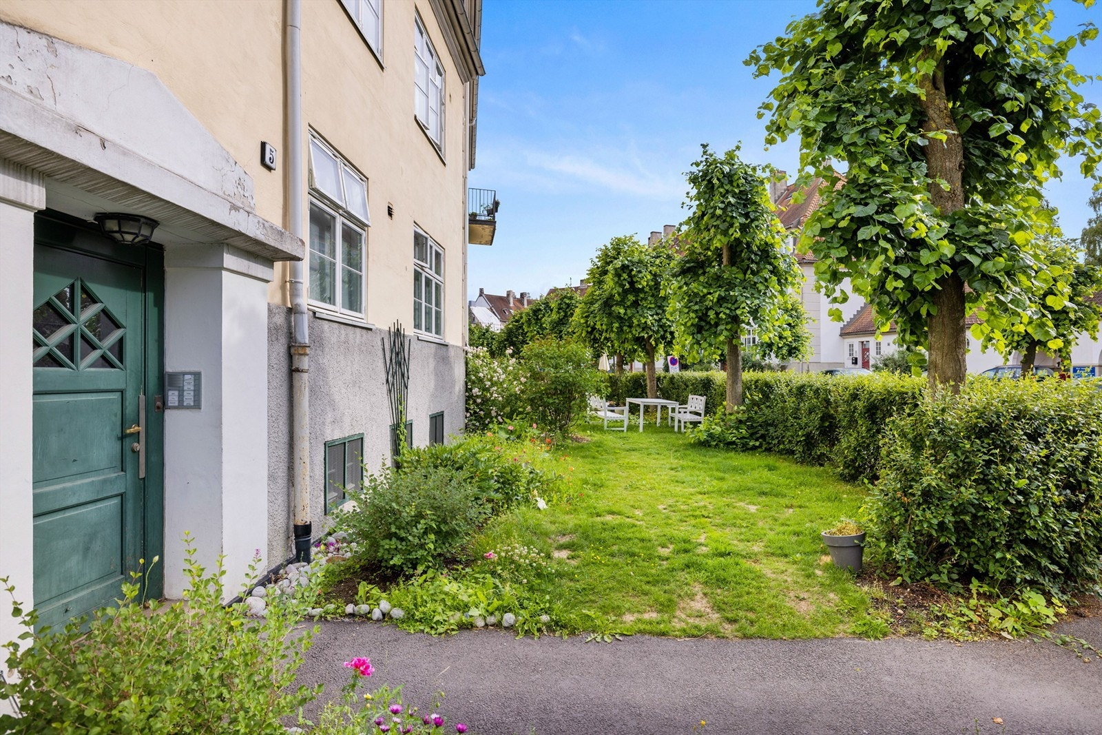 Hyggelig inngangsparti. Galleribilde