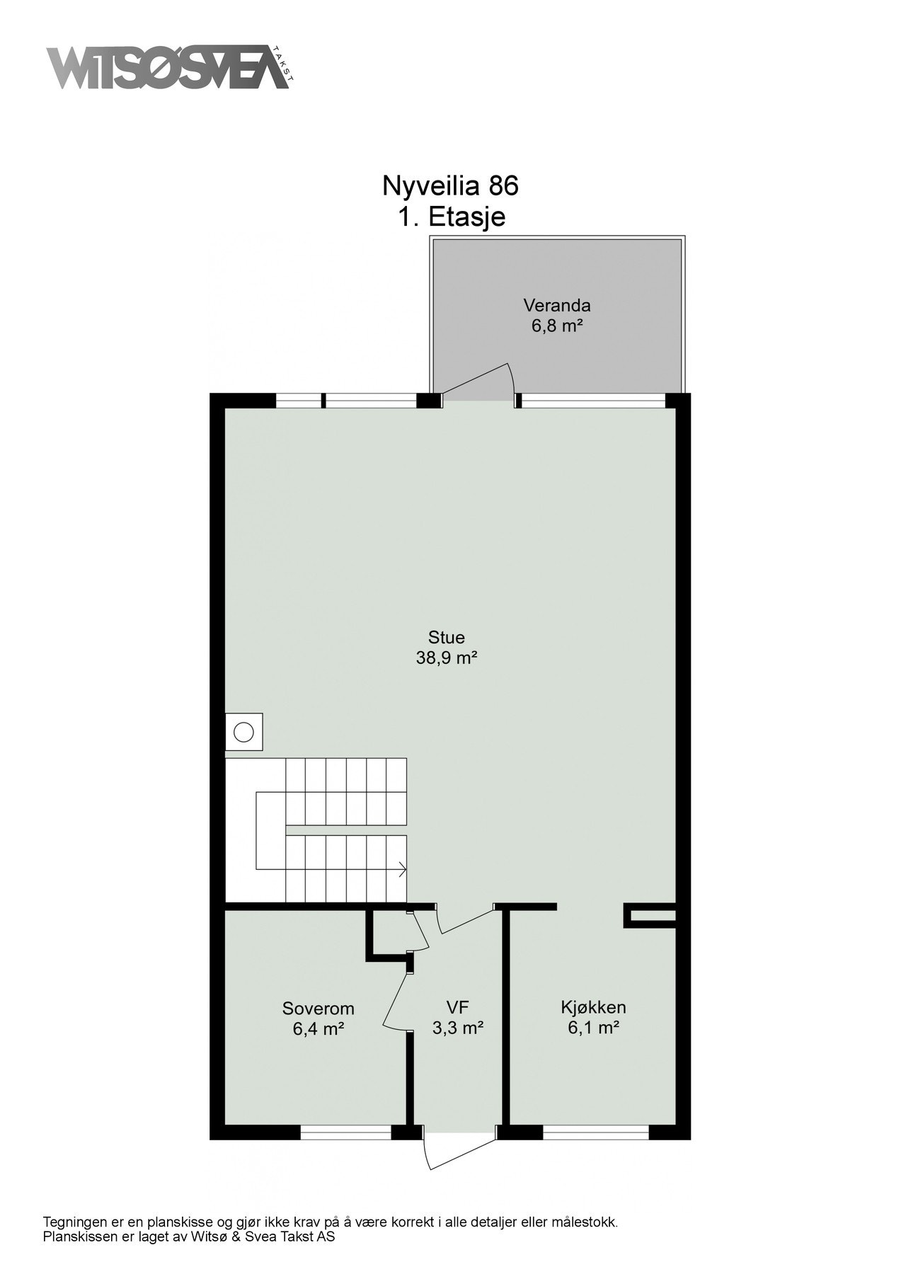 Planskisse 1.etasje Galleribilde
