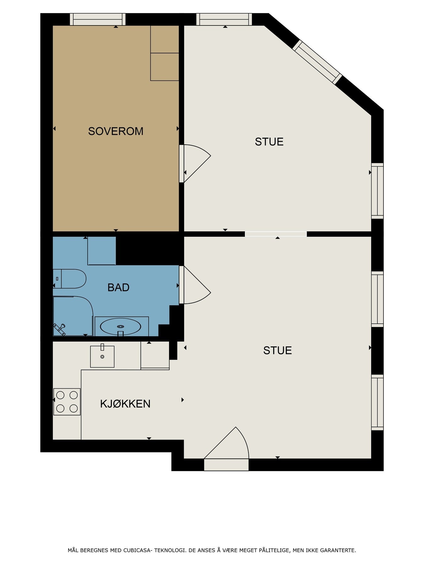 Plantegning Galleribilde