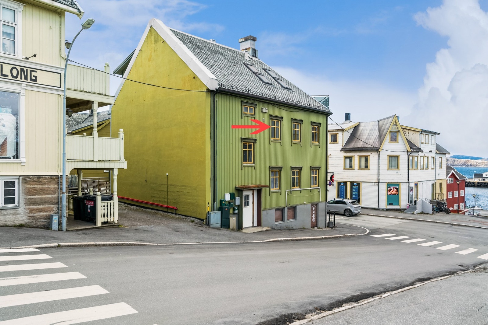 Fasade her vendt mot nord Galleribilde