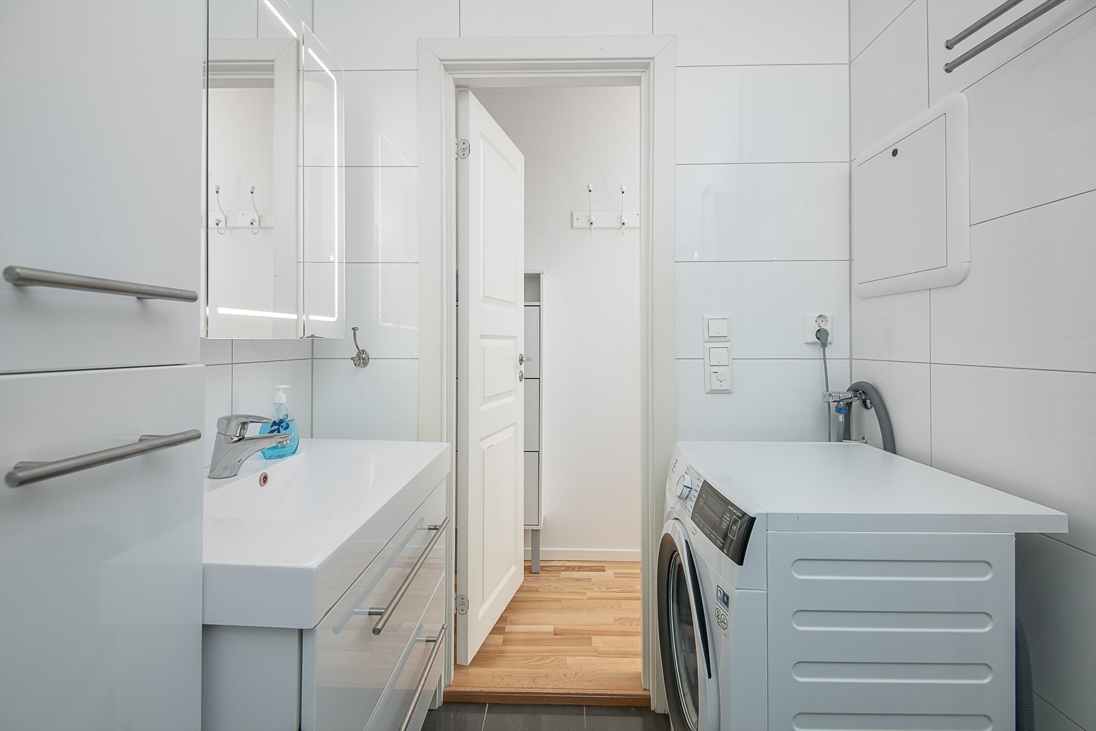 Badet har opplegg for vaskemaskin Galleribilde