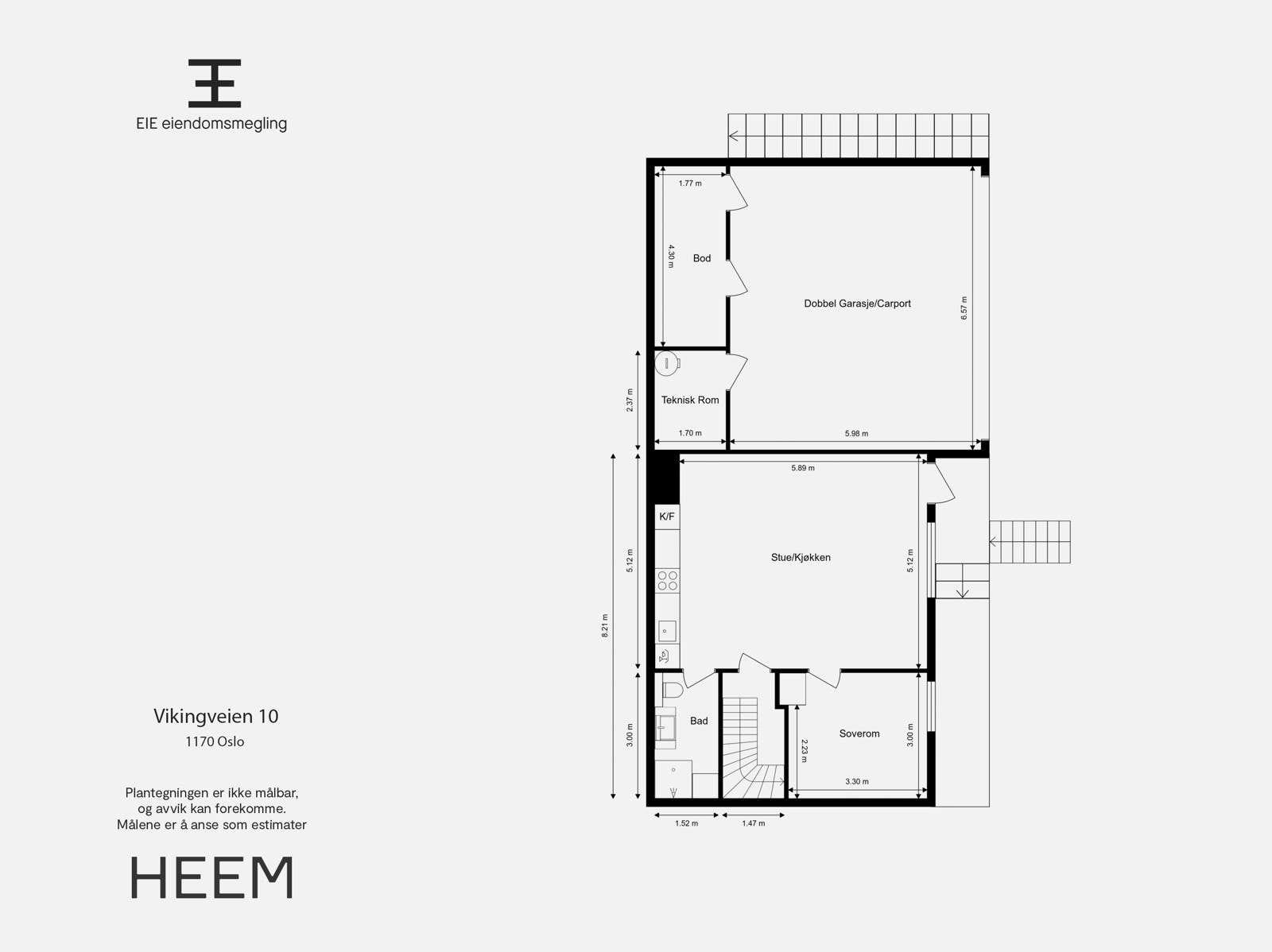 Plantegning | Underetasje 2 | Vikingveien 10 Galleribilde
