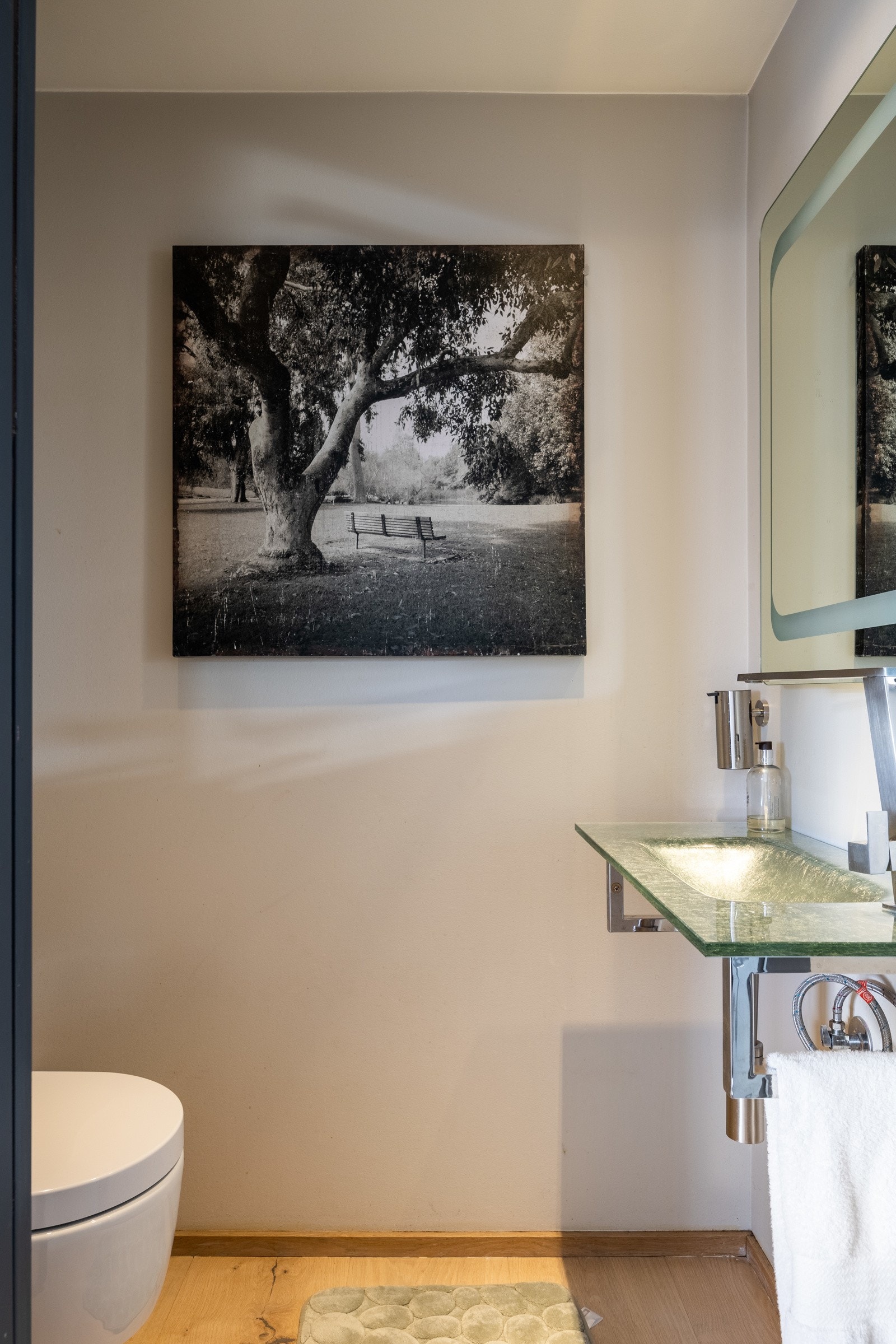 Moderne separert toalettrom Galleribilde