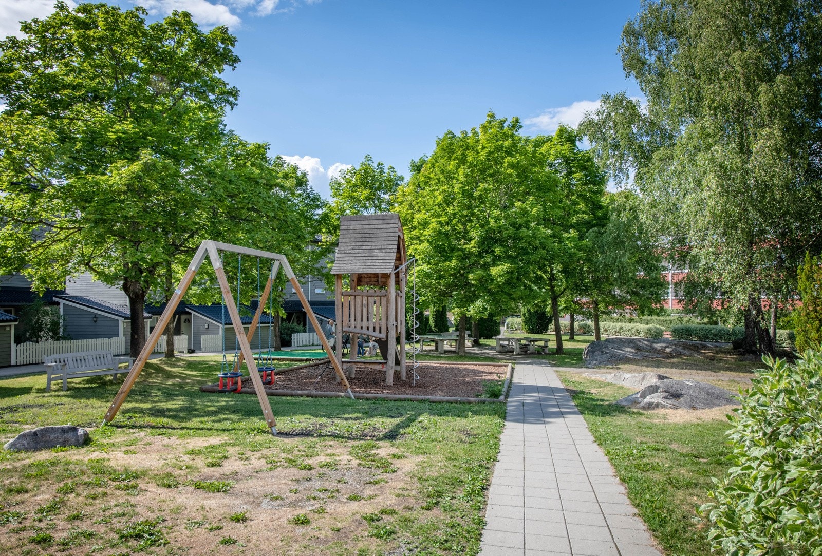 Fra borettslagets fellesareal. Galleribilde