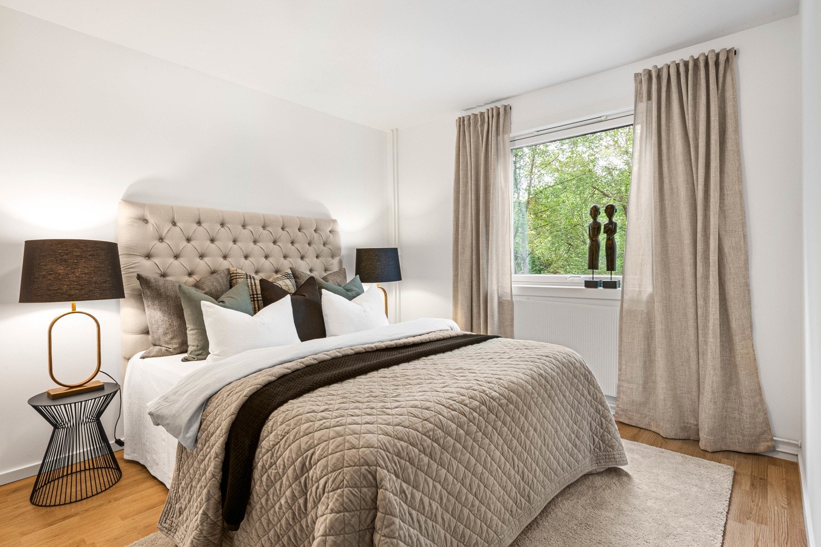 Hovedsoverommet er på ca. 12 m². Galleribilde