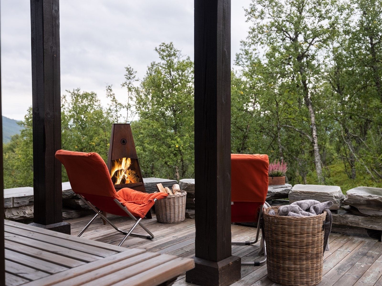 Flott uteplass Galleribilde